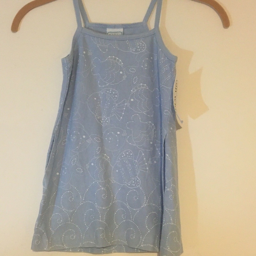 On White Kids! Girls Sleeveless Dress 2T